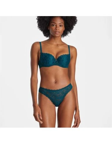 Soutien-gorge Corbeille Coque ROSESSENCE AUBADE Deep Green 4 Soutien-gorge Corbeille Coque ROSESSENCE AUBADE Deep Green – Image 4