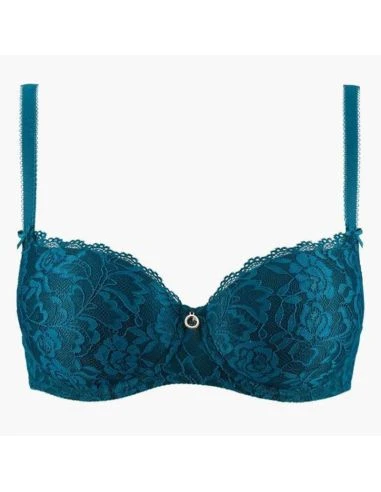 Soutien-gorge Corbeille Coque ROSESSENCE AUBADE Deep Green 5 Soutien-gorge Corbeille Coque ROSESSENCE AUBADE Deep Green – Image 5