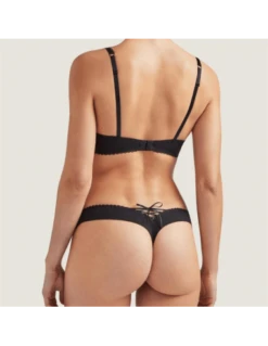 Soutien-gorge Corbeille Coton BAHIA ET MOI - Aubade Noir -Ma Boîte à Dessous Soldes soutien gorge corbeille coton bahia et moi aubade noir 1