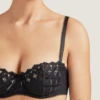 Soutien-gorge Corbeille Coton BAHIA ET MOI - Aubade Noir