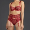 Soutien-gorge Corbeille En Dentelle ART OF INK- Aubade French Red