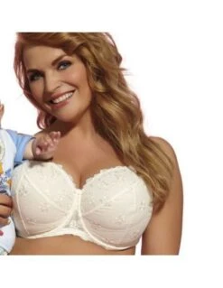 Soutien-gorge D'allaitement Grandes Tailles FORTUNA KrisLine Ecru -Ma Boîte à Dessous Soldes soutien gorge d allaitement grandes tailles fortuna krisline ecru 1