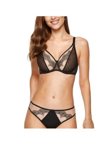 Soutien-gorge Emboitant Grandes Tailles HEIDI GORTEKS Noir 1 Soutien-gorge Emboitant Grandes Tailles HEIDI GORTEKS Noir