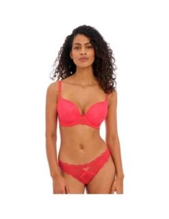 Soutien-gorge Moulé Plunge T Shirt Armatures FREYA FATALE Freya Chili Red -Ma Boîte à Dessous Soldes soutien gorge moule plunge t shirt armatures freya fatale freya chili red 2