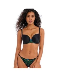 Soutien-gorge Moulé Plunge T Shirt Armatures SHOW OFF Freya Noir -Ma Boîte à Dessous Soldes soutien gorge moule plunge t shirt armatures show off freya noir 1