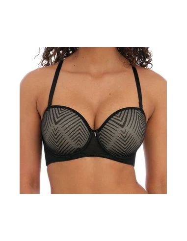 Soutien-gorge Moulé Sans Bretelles Armatures TAILORED Freya Noir 2 Soutien-gorge Moulé Sans Bretelles Armatures TAILORED Freya Noir – Image 2