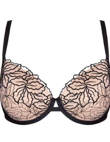 Soutien-gorge Paddé Avec Armatures Dentelle RUMI GORTEKS Noir 4 Soutien-gorge Paddé Avec Armatures Dentelle RUMI GORTEKS Noir – Image 4