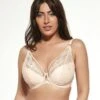 Soutien Gorge Plunge Armatures Grandes Tailles NOELLA KRISLINE Beige