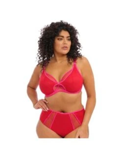 Soutien-gorge Plunge Armatures KINTAI Elomi Rouge Cha Cha -Ma Boîte à Dessous Soldes soutien gorge plunge armatures kintai elomi rouge cha cha 1