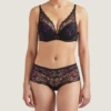 Soutien-gorge Plunge Foulard En Dentelle AUBE AMOUREUSE - Aubade Violetta