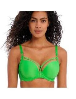 Soutien-gorge Plunge T Shirt Armatures TEMPTRESS Freya Poison Green -Ma Boîte à Dessous Soldes soutien gorge plunge t shirt armatures temptress freya poison green 1