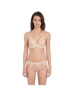 Soutien Gorge Push Up Armatures EMBRACE LACE Wacoal Naturally Nude -Ma Boîte à Dessous Soldes soutien gorge push up armatures embrace lace wacoal naturally nude 2