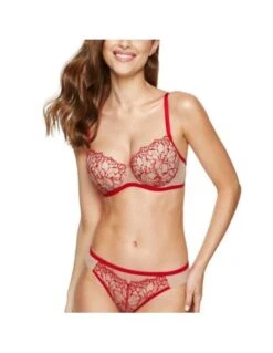 Soutien-gorge Push Up Armatures MISTRESS Gorteks Rouge -Ma Boîte à Dessous Soldes soutien gorge push up armatures mistress gorteks rouge 2