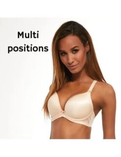 Soutien-gorge Push Up Armatures Multipositions FORTUNA KrisLine Beige -Ma Boîte à Dessous Soldes soutien gorge push up armatures multipositions fortuna krisline beige 1