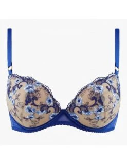 Soutien-gorge Push Up Coussinets Aubade IDYLLE A GIVERNY Les Mots Bleus -Ma Boîte à Dessous Soldes soutien gorge push up coussinets aubade idylle a giverny les mots bleus 4