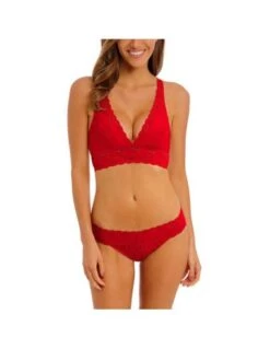 Soutien-gorge Sans Armatures HALO LACE WACOAL Barbados Cherry -Ma Boîte à Dessous Soldes soutien gorge sans armatures halo lace wacoal barbados cherry 2