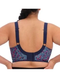 Soutien-gorge Sport Armatures - ENERGISE Elomi Navy Geo -Ma Boîte à Dessous Soldes soutien gorge sport armatures energise elomi navy geo 2