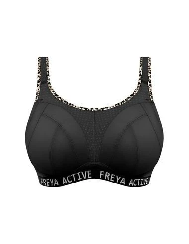 Soutien Gorge Sport Sans Armatures Maintien Extrême DYNAMIC FREYA Active Pure Leopard Black 6 Soutien Gorge Sport Sans Armatures Maintien Extrême DYNAMIC FREYA Active Pure Leopard Black – Image 6