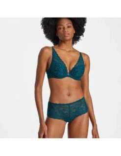 Soutien-gorge Triangle Plunge Coque ROSESSENCE AUBADE Deep Green -Ma Boîte à Dessous Soldes soutien gorge triangle plunge coque rosessence aubade deep green 4
