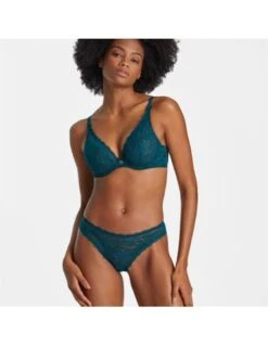 Soutien-gorge Triangle Plunge ROSESSENCE AUBADE Deep Green -Ma Boîte à Dessous Soldes soutien gorge triangle plunge rosessence aubade deep green 2