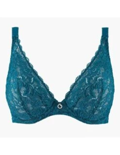 Soutien-gorge Triangle Plunge ROSESSENCE AUBADE Deep Green -Ma Boîte à Dessous Soldes soutien gorge triangle plunge rosessence aubade deep green 4