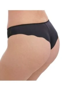 String Sans Coutures AURELIA FANTASIE Noir