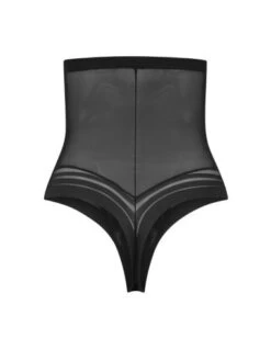 String Taille Haute Gainant POWERMESH BYE BRA Noir -Ma Boîte à Dessous Soldes string taille haute gainant powermesh bye bra noir 3