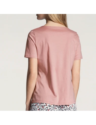T-shirt Manches Courtes En Coton FAVOURITES DREAMS - Calida Rose 1 T-shirt Manches Courtes En Coton FAVOURITES DREAMS - Calida Rose