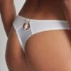 Tanga Avec Dentelle Guipure LOVESSENCE AUBADE Blanc