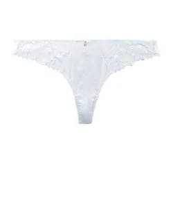 Tanga Avec Dentelle Guipure LOVESSENCE AUBADE Blanc -Ma Boîte à Dessous Soldes tanga avec dentelle guipure lovessence aubade blanc 3