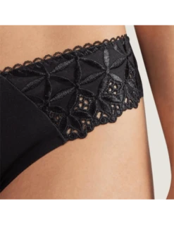 Tanga Coton BAHIA ET MOI - Aubade Noir 3 Tanga Coton BAHIA ET MOI - Aubade Noir -Ma Boîte à Dessous Soldes tanga coton bahia et moi aubade noir 1