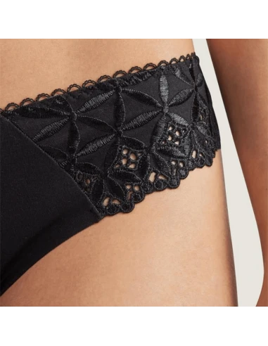Tanga Coton BAHIA ET MOI - Aubade Noir 2 Tanga Coton BAHIA ET MOI - Aubade Noir – Image 2