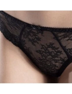 Tanga En Dentelle DANSE DES SENS Aubade Noir 3 Tanga En Dentelle DANSE DES SENS Aubade Noir -Ma Boîte à Dessous Soldes tanga en dentelle danse des sens aubade noir 1