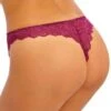 Tanga En Dentelle LACE PERFECTION WACOAL Red Plum