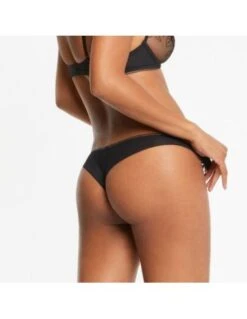 Tanga En Tulle Et Dentelle SIN Maison Lejaby Noir