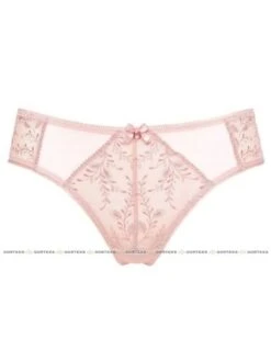 Tanga En Tulle HARMONY Gorteks Rose Poudré -Ma Boîte à Dessous Soldes tanga en tulle harmony gorteks rose poudre 2
