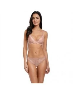 Tanga Lace Perfection Rose Wacoal -Ma Boîte à Dessous Soldes tanga lace perfection rose wacoal 2