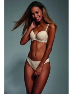 Tanga Opaque Grandes Tailles BETTY KrisLine Coffee -Ma Boîte à Dessous Soldes tanga opaque grandes tailles betty krisline coffee 1