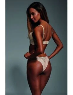 Tanga Opaque Grandes Tailles BETTY KrisLine Noir