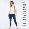 MAISON LEJABY Tshirt En Coton Et Modal Sport Et Bien-être SPORTY CHIC Lejaby Inspire Blanc