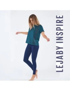Ma Boîte à Dessous Soldes -Ma Boîte à Dessous Soldes tshirt en coton et modal sport et bien etre sporty chic lejaby inspire lagoon 1