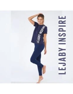 MAISON LEJABY Tshirt En Coton Et Modal Sport Et Bien-être SPORTY CHIC Lejaby Inspire Outremer -Ma Boîte à Dessous Soldes tshirt en coton et modal sport et bien etre sporty chic lejaby inspire outremer 2