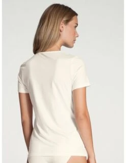 TShirt MC 100% NATURE - Calida Star White