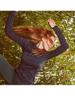 MAISON LEJABY Tshirt ML Sport Sans Coutures SEAMLESS AERE - Lejaby Inspire Outremer