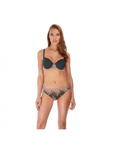 Soutien Gorge Contour Armatures EMBRACE LACE - Wacoal Ebony Sand 1 Soutien Gorge Contour Armatures EMBRACE LACE - Wacoal Ebony Sand
